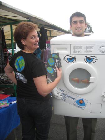 The team out and about