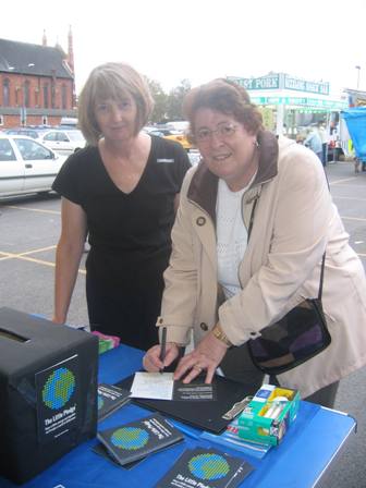 The team out and about