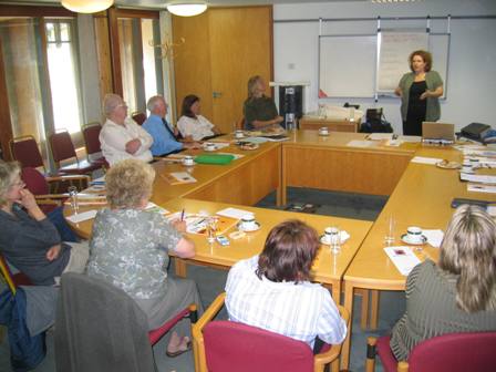 The team out and about