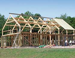 Community shop under construction