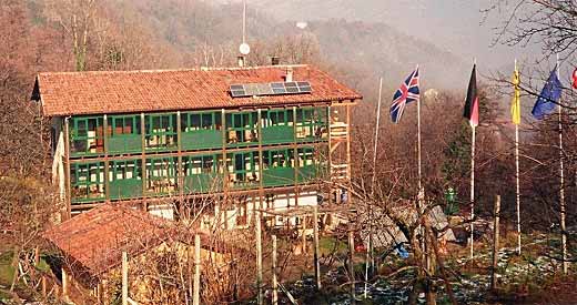 A building utilising passive solar design